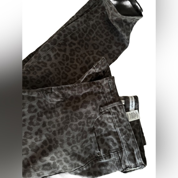 Good American Good Legs Leopard Print Skinny Jeans - Picture 11 of 12